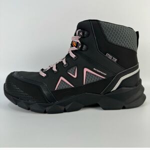 Dickies Electrical Hazard Womens Size 11 M Work Boots Steel Toe Shoes AVIS NEW